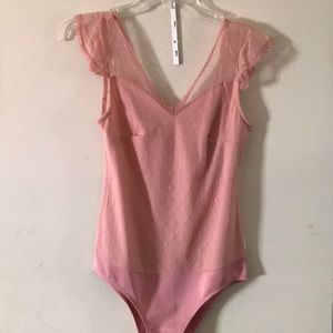 Women’s mauve knit bodysuit